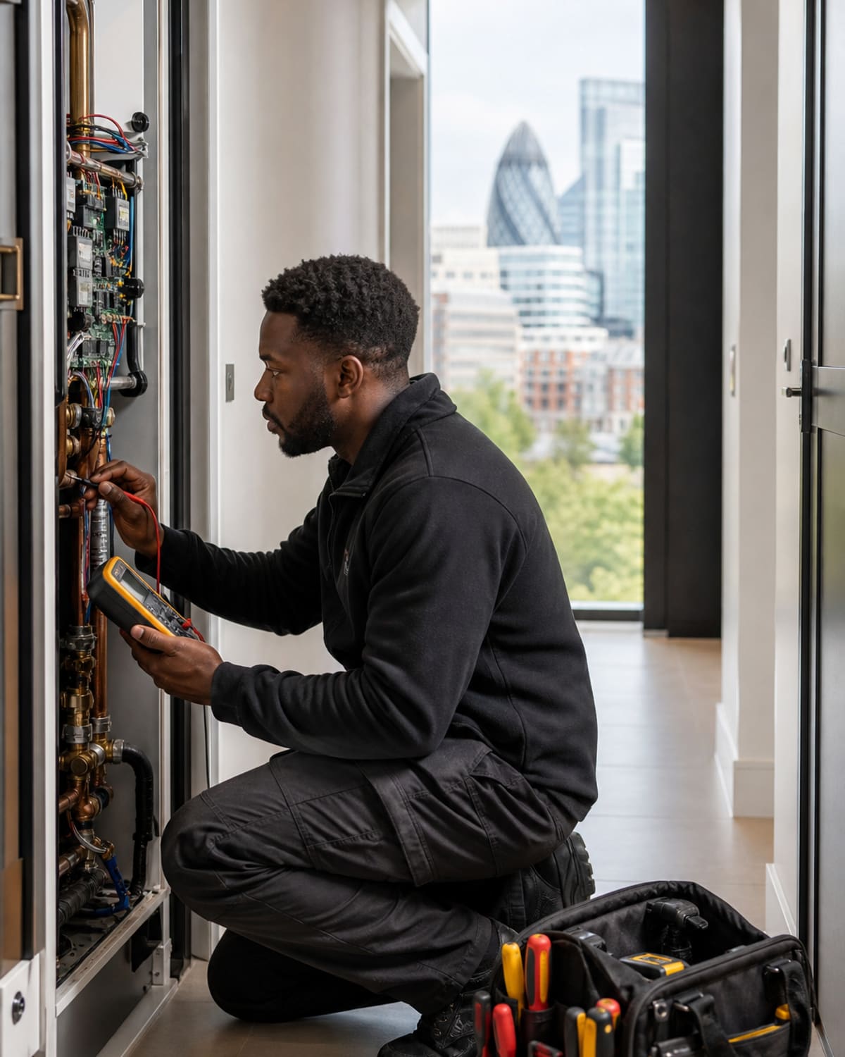 Facilities maintenance at a London property